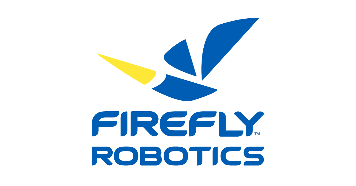 Tondeuse robotisée électrique de FireFly Robotics sur un terrain engazonné