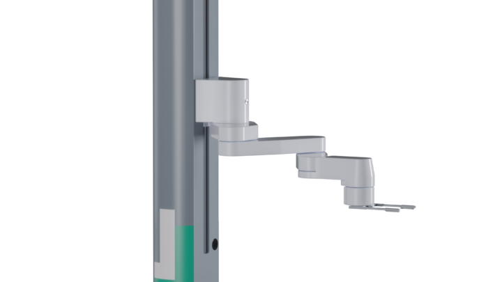 Robot collaboratif KX2 de Grenova Robotics en configuration rétractée