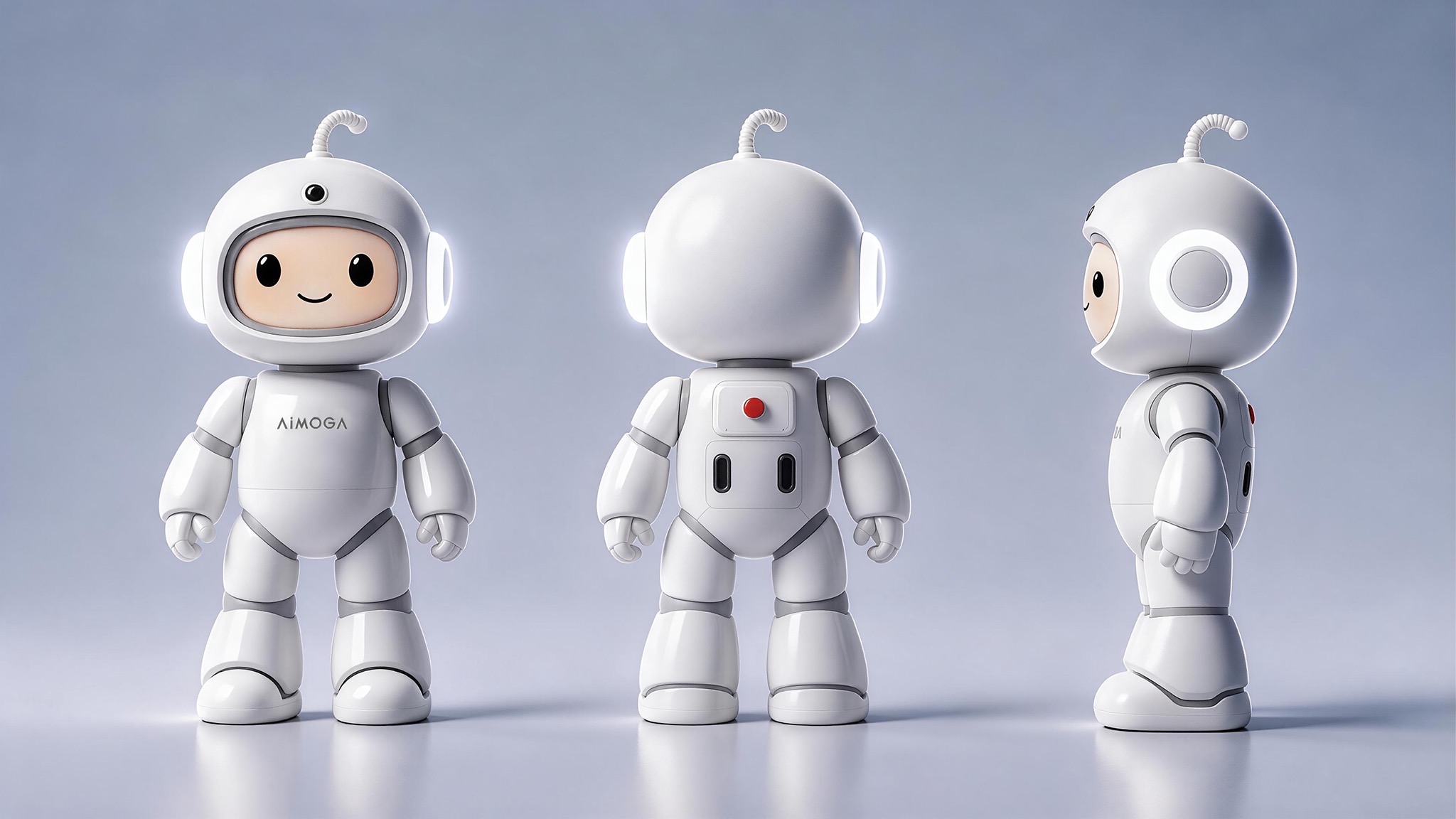 Le robot humanoïde domestique Mobo présenté par AiMOGA et Chery