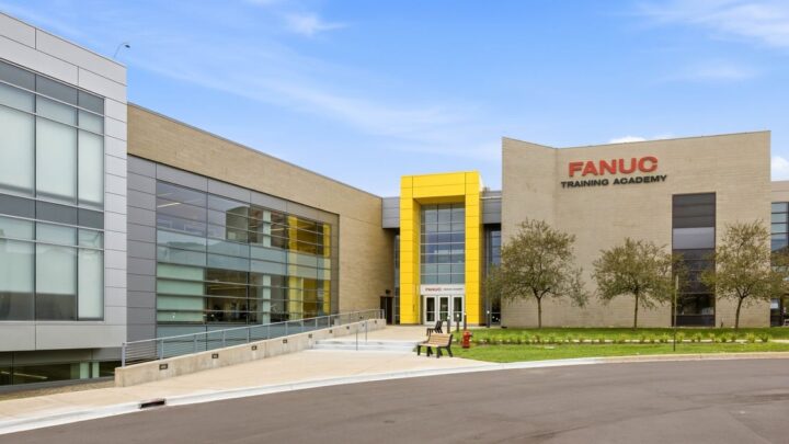 Entrée de la nouvelle académie de formation FANUC à Auburn Hills dans le Michigan