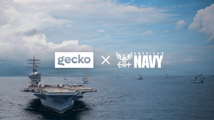 Robot d’inspection de Gecko Robotics présenté lors de l’annonce du contrat avec l’US Navy