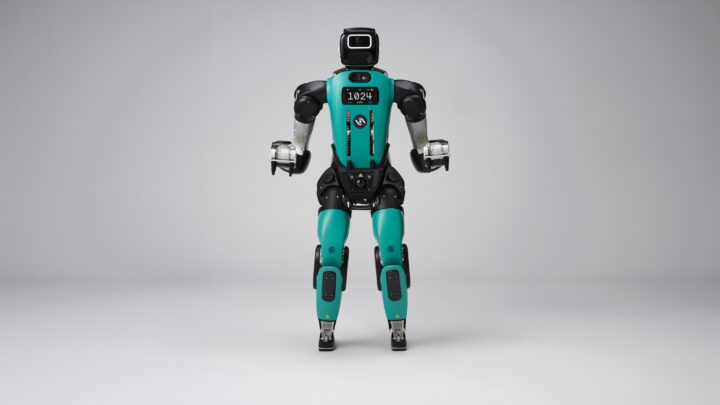 Humanoïde Digit 5 d’Agility Robotics dans une présentation officielle