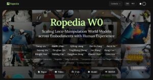 Ropedia W0 apprend la manipulation robotique à partir de 13 000 heures de vidéo