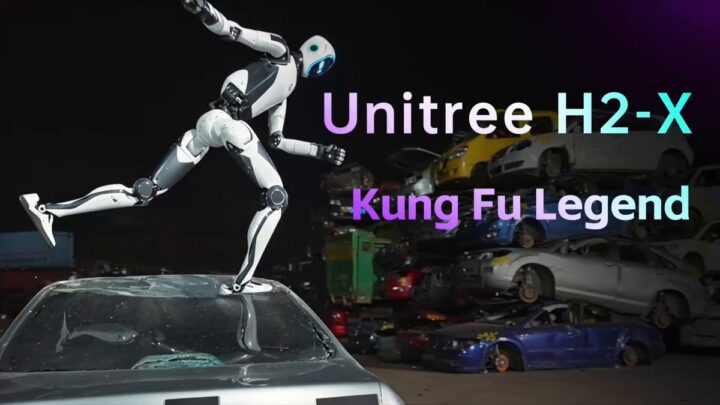 Robot humanoïde Unitree H2-X Kung Fu Legend Guardian dans la vidéo officielle