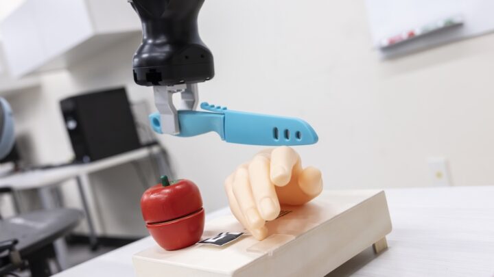 Dispositif expérimental de Binghamton utilisé pour tester MuTRAP et PROTEA sur un robot