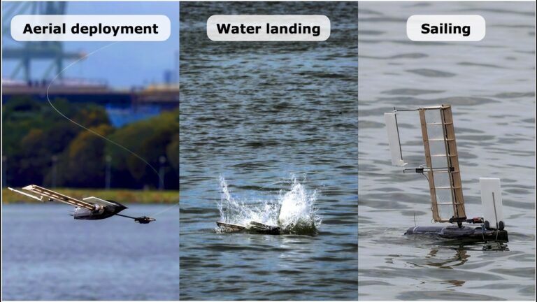 ALBATROSS chute du ciel puis se transforme en voilier autonome