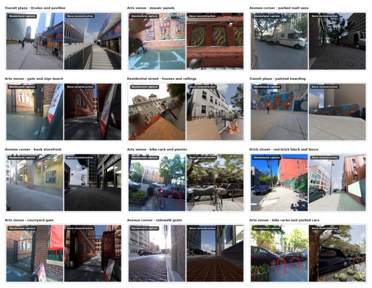 Nova Wanderland convertit 20 scènes réelles en environnements de simulation robotique
