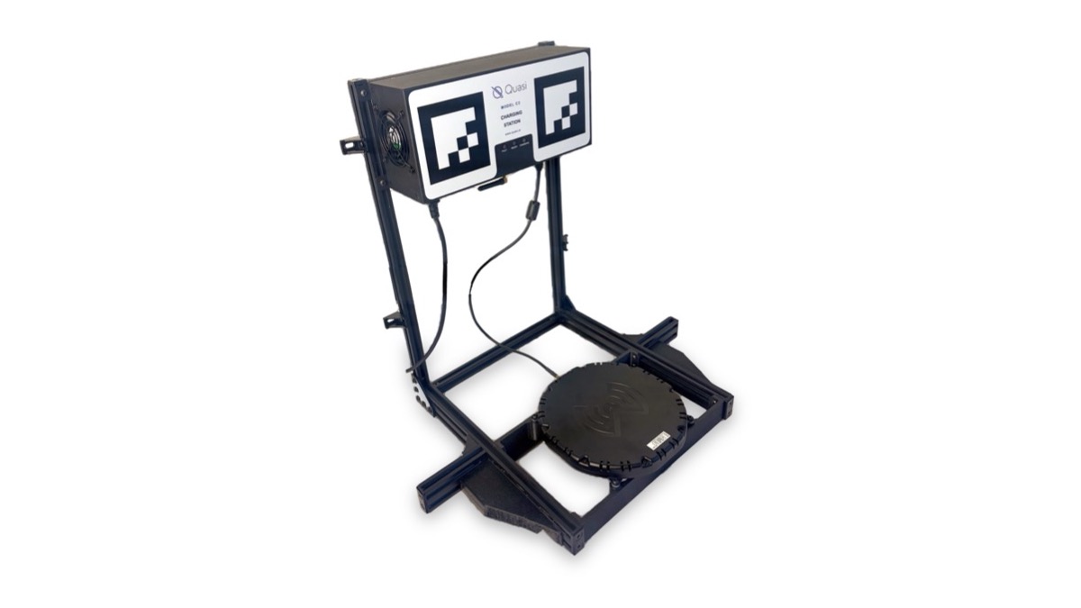 Station de recharge sans contact du robot mobile Model C2 de Quasi Robotics