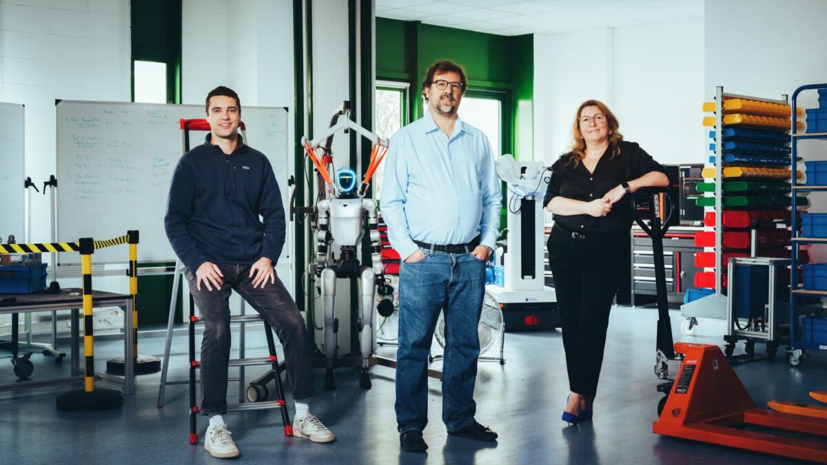 Démonstration robotique associée à l’annonce de la levée de Bleu Robotics