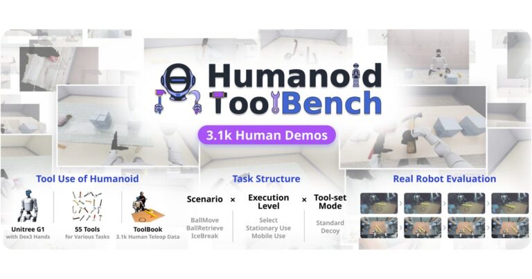 HumanoidToolBench mesure l&rsquo;usage d&rsquo;outils sur un Unitree G1 réel