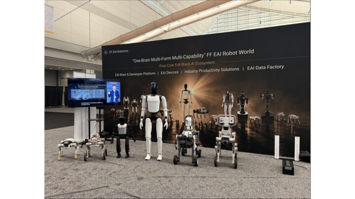 Robots de Faraday Future présentés lors du salon IROS 2026