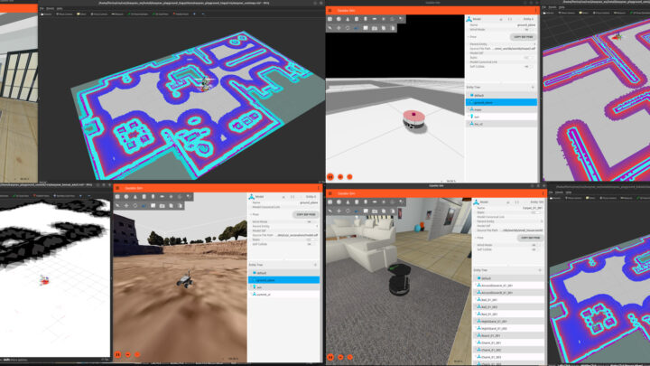 Robots compatibles avec les terrains de simulation EasyNav 0.5.0