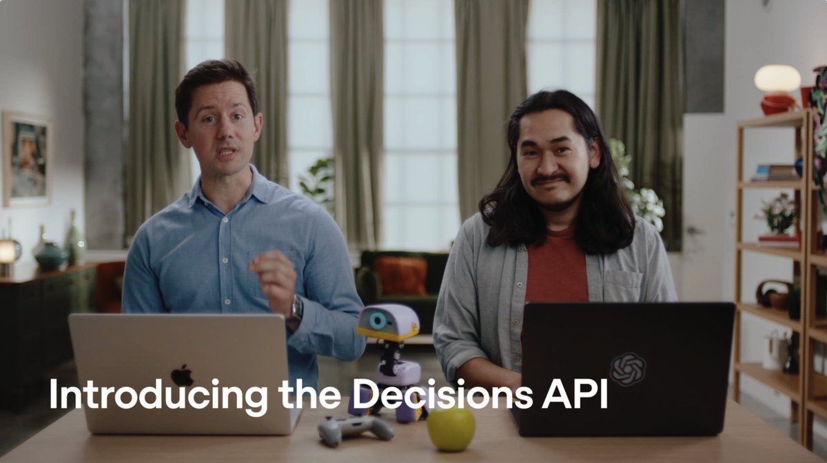 Démonstration officielle de Decisions API par OpenAI