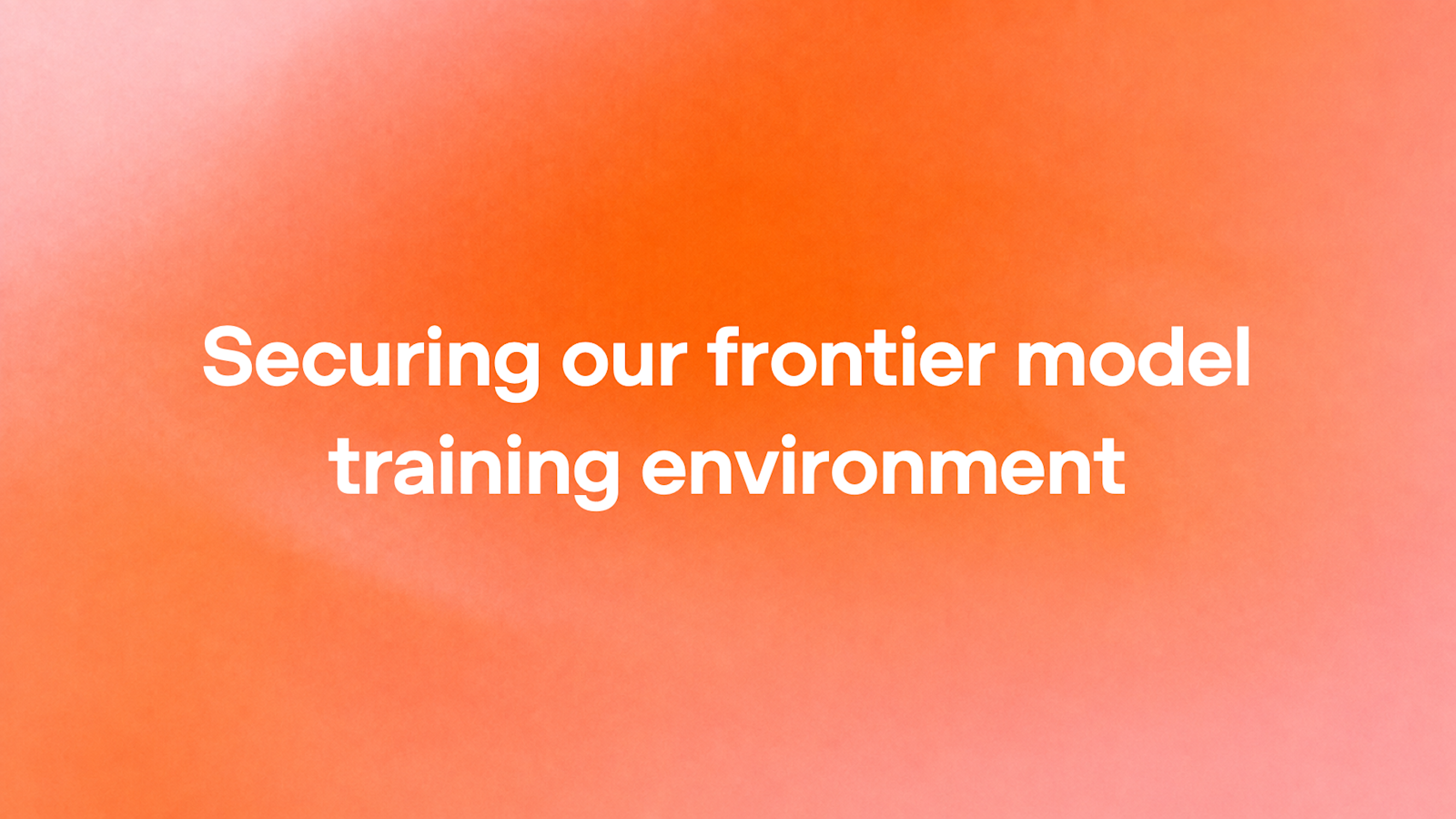 Schéma officiel de l’environnement isolé utilisé par OpenAI pour entraîner ses modèles de pointe