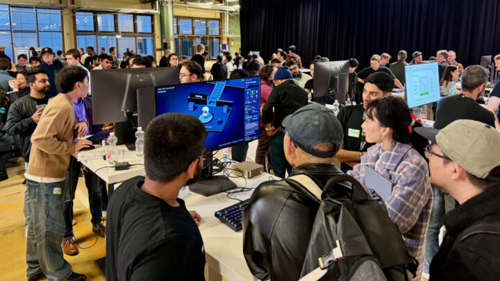 Participants à l’événement NVIDIA Build-A-Claw de Berlin consacré aux agents autonomes