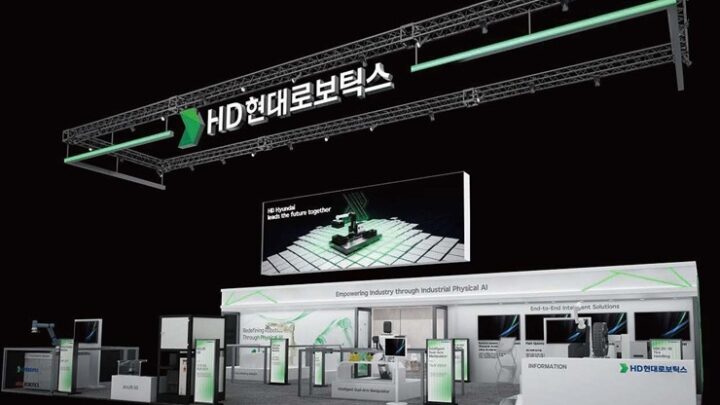 Robot intelligent à deux bras de HD Hyundai Robotics présenté à ROBEX 2026