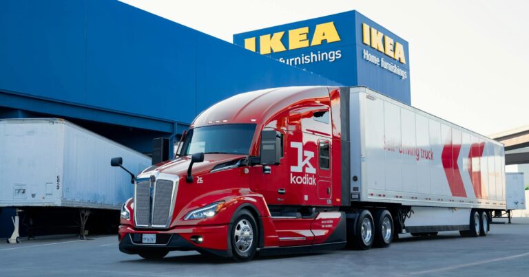 IKEA confie à Kodiak une liaison de fret sans conducteur au Texas
